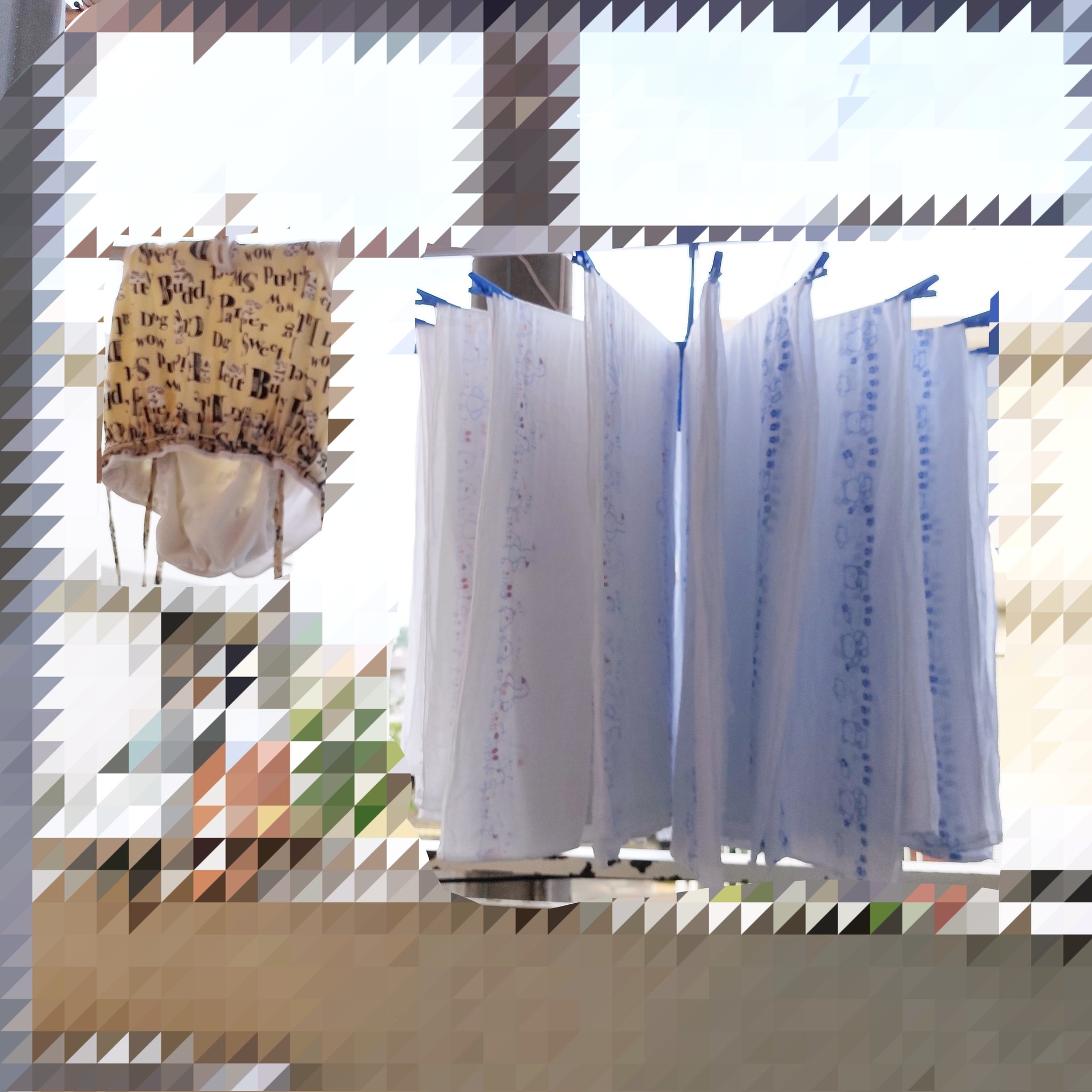ですね。おひさまの下で干すのが1番なんですよね。   ていうか、