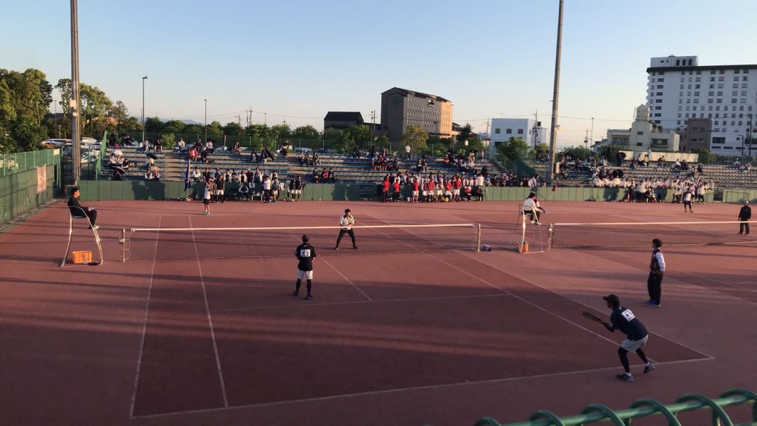 関西学生ソフトテニスリーグ戦春季大会  毎年5/3～4の二日間に