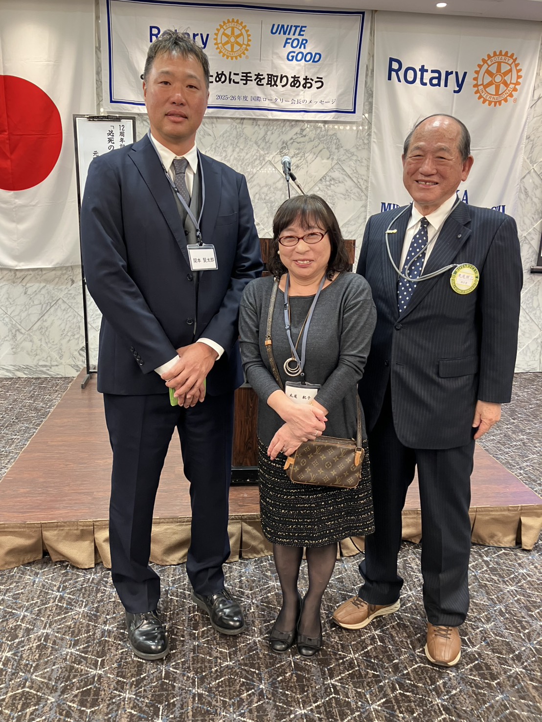 所属する大阪御堂筋本町RCの卓話  合併13周年記念例会に元阪神