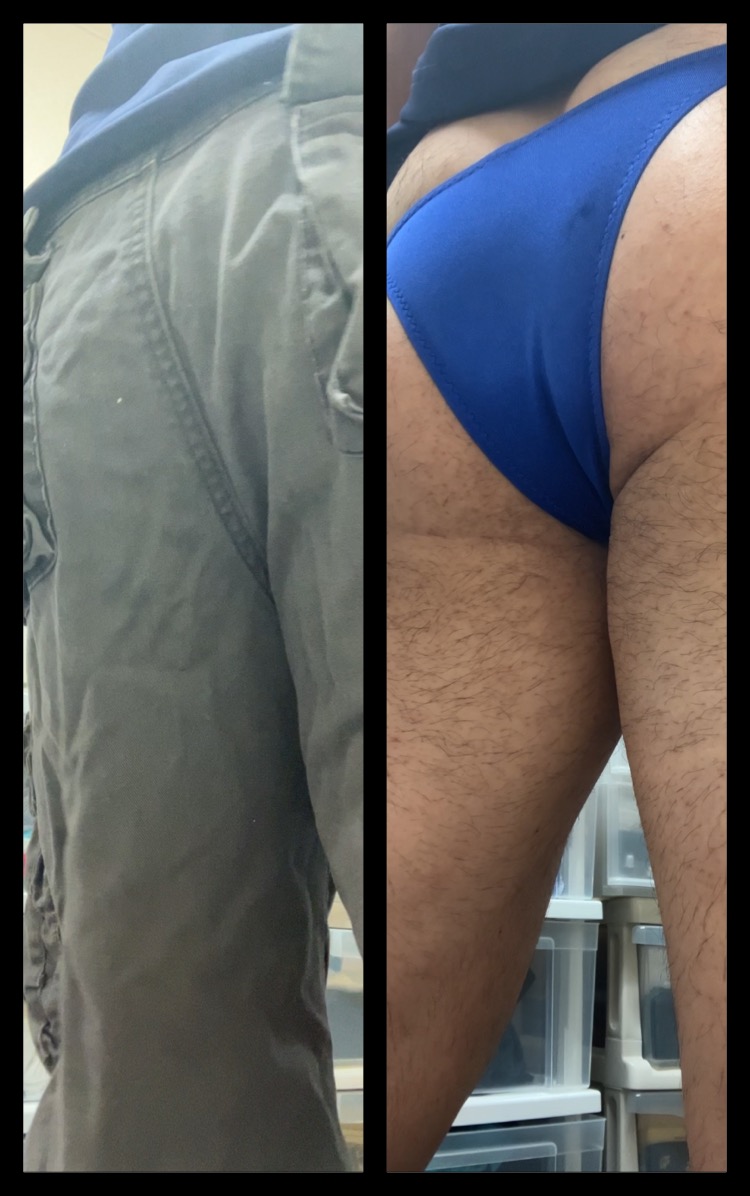 水着穿いてます