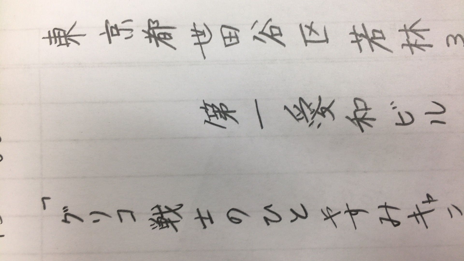 字って奴だけど。  今日は書いてる暇が無かったから、前に書いた奴