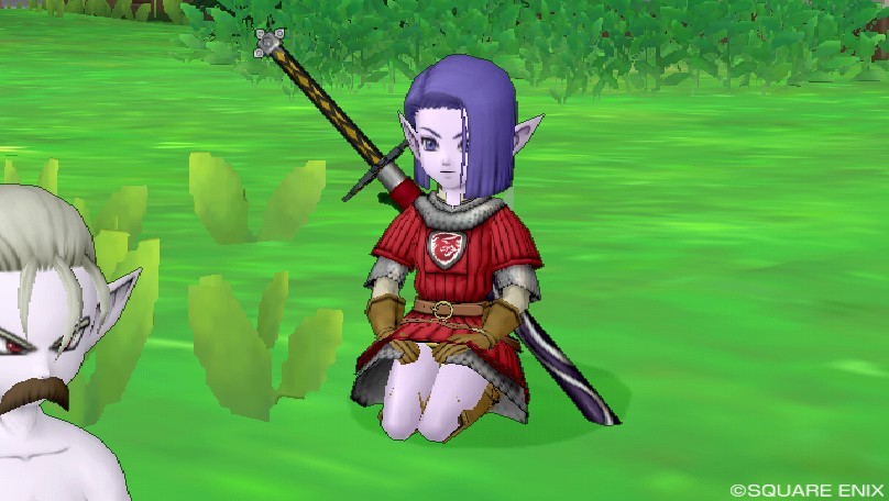 （心の声：戦士ミニスカ赤色がいいね！）