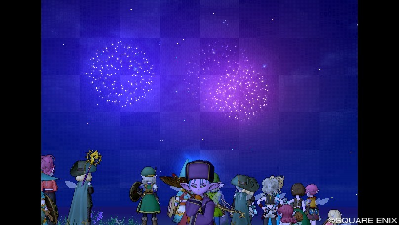 前魔王様も花火にご満悦のご様子でした