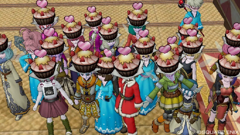 チョコハットこんなにかぶっている人集まったの初めてみたよ！ イベ