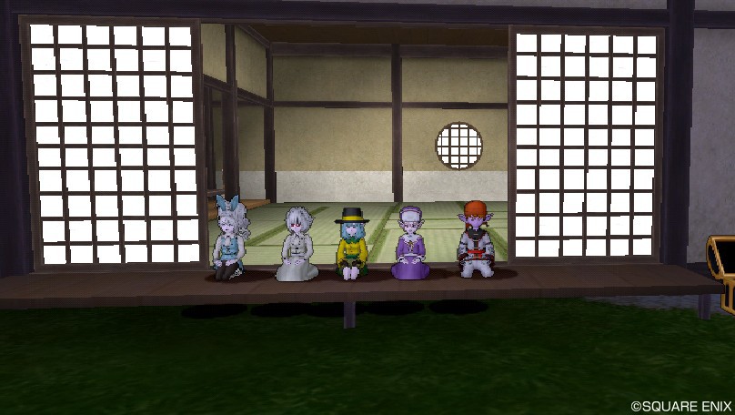 静かに座して待つ鬼達。嵐の前の静けさ。
