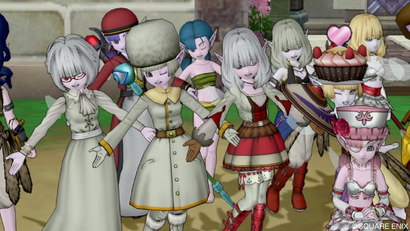 華やかなエル子達！ あ、かぼちゃは邪魔なのでどいてくださいね！