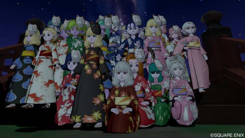 並んで並んで！ 集合写真の時間だよ！