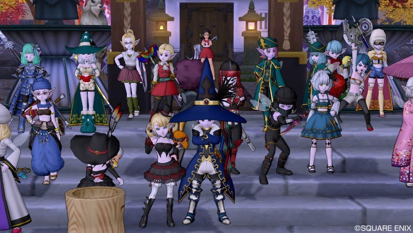 今週の定期集会！  広場にてドラゴンクエストXアンケート！みんな