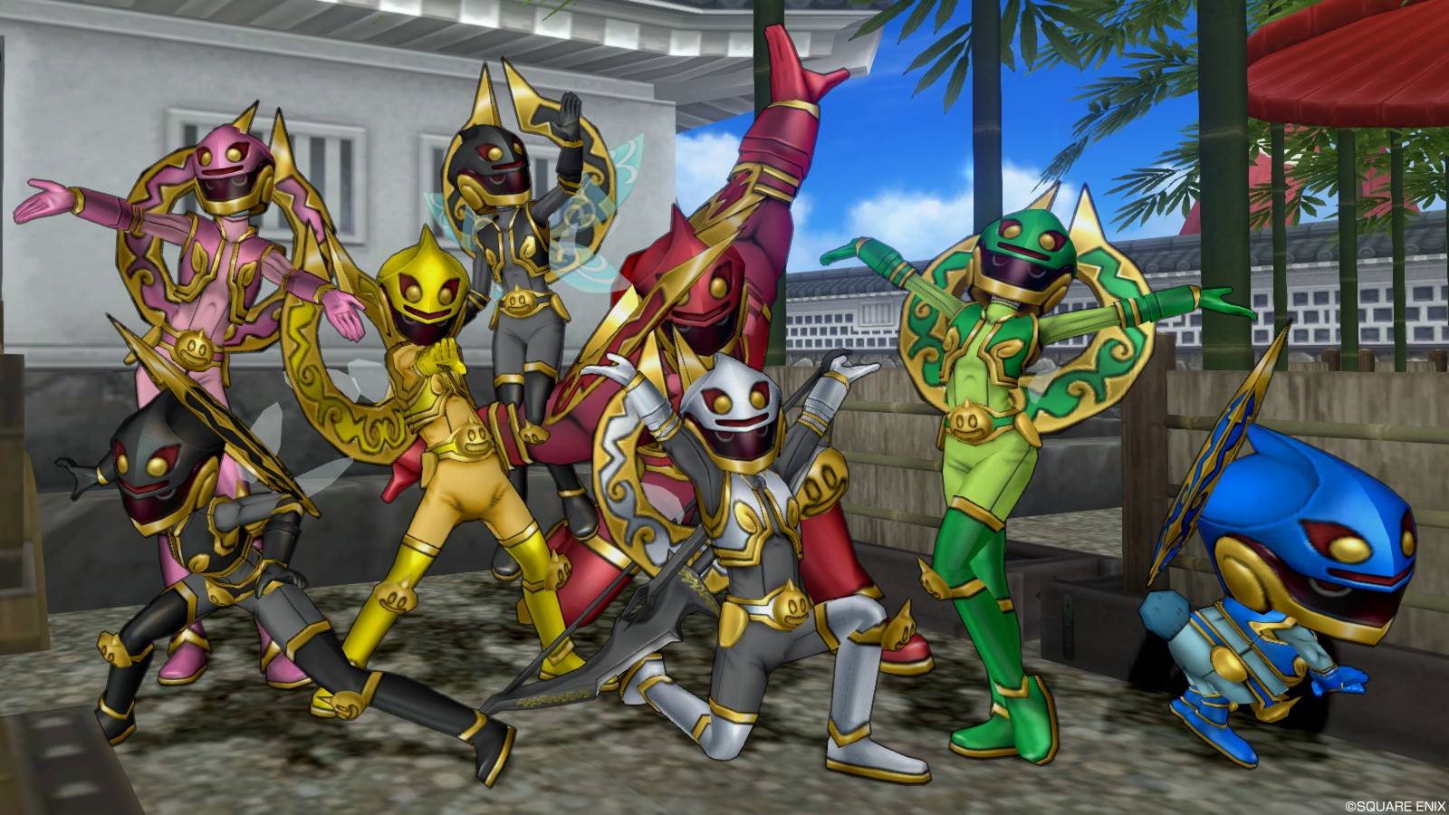 ９レンジャイ！  ……え、黒が二人？ ブラックとダークだから……