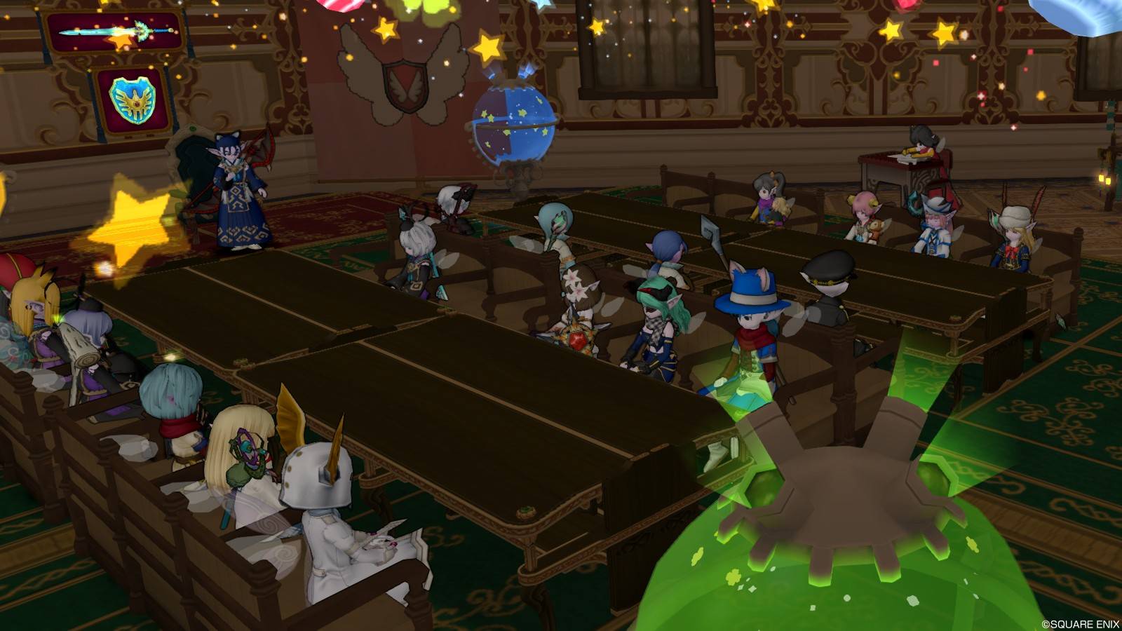 集会中……