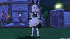 メイドウサギ！ 白黒の落ち着いた感じがいいね！