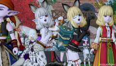 ネコ娘たち。  鬼太郎最新版のねこむすめもは次代の流れを感じたな