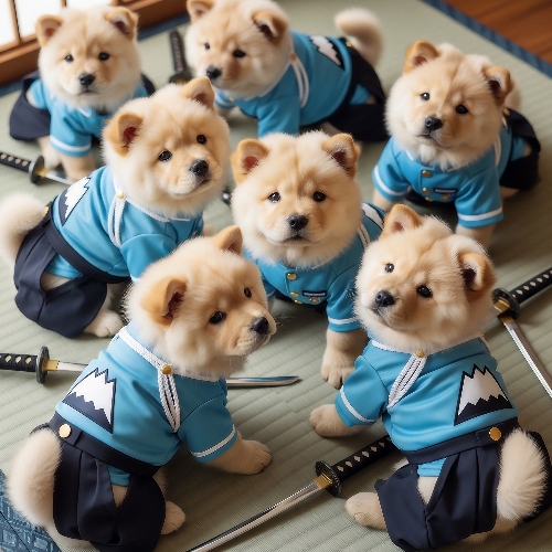 皆でこちらを見上げているこの画像が可愛いい！と、 今回の新撰組シ