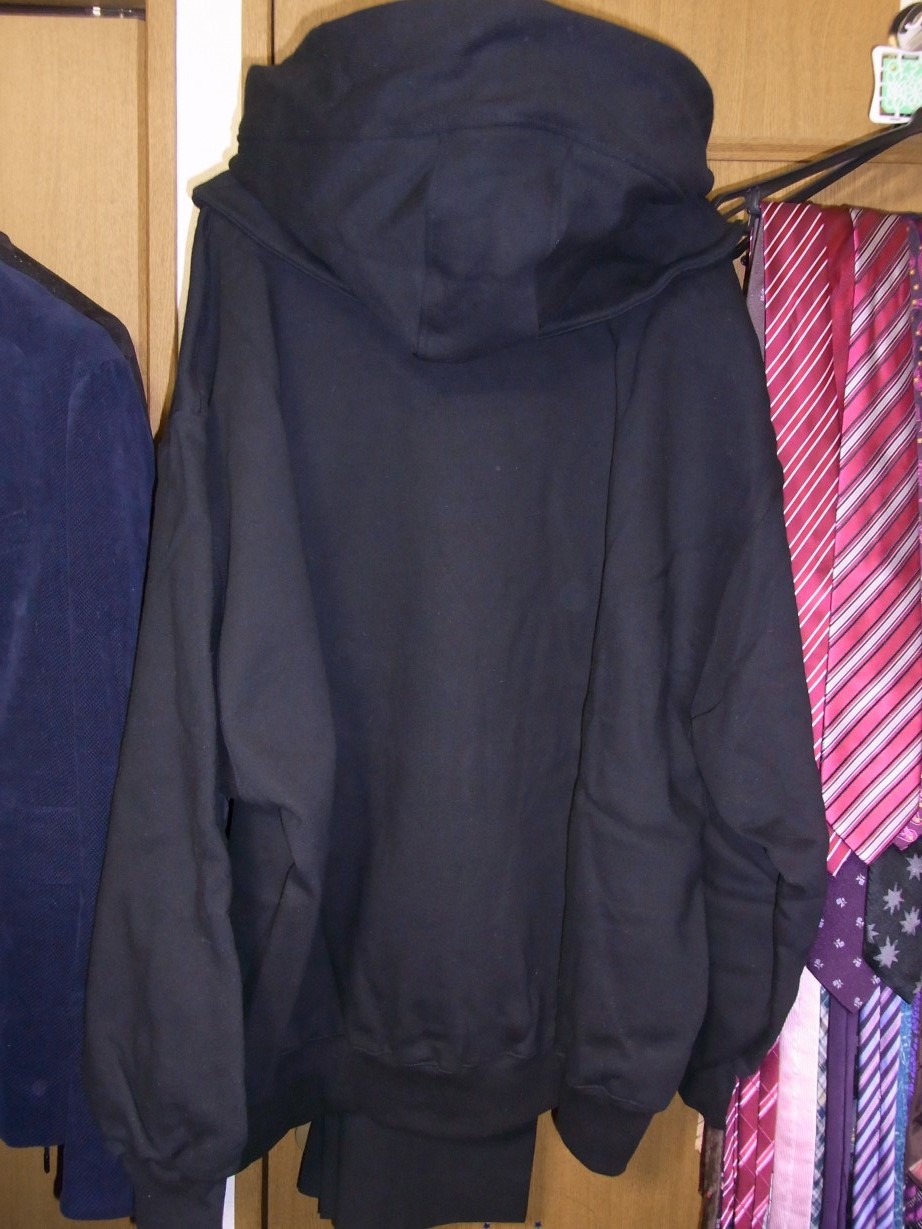 ブルゾン背中。