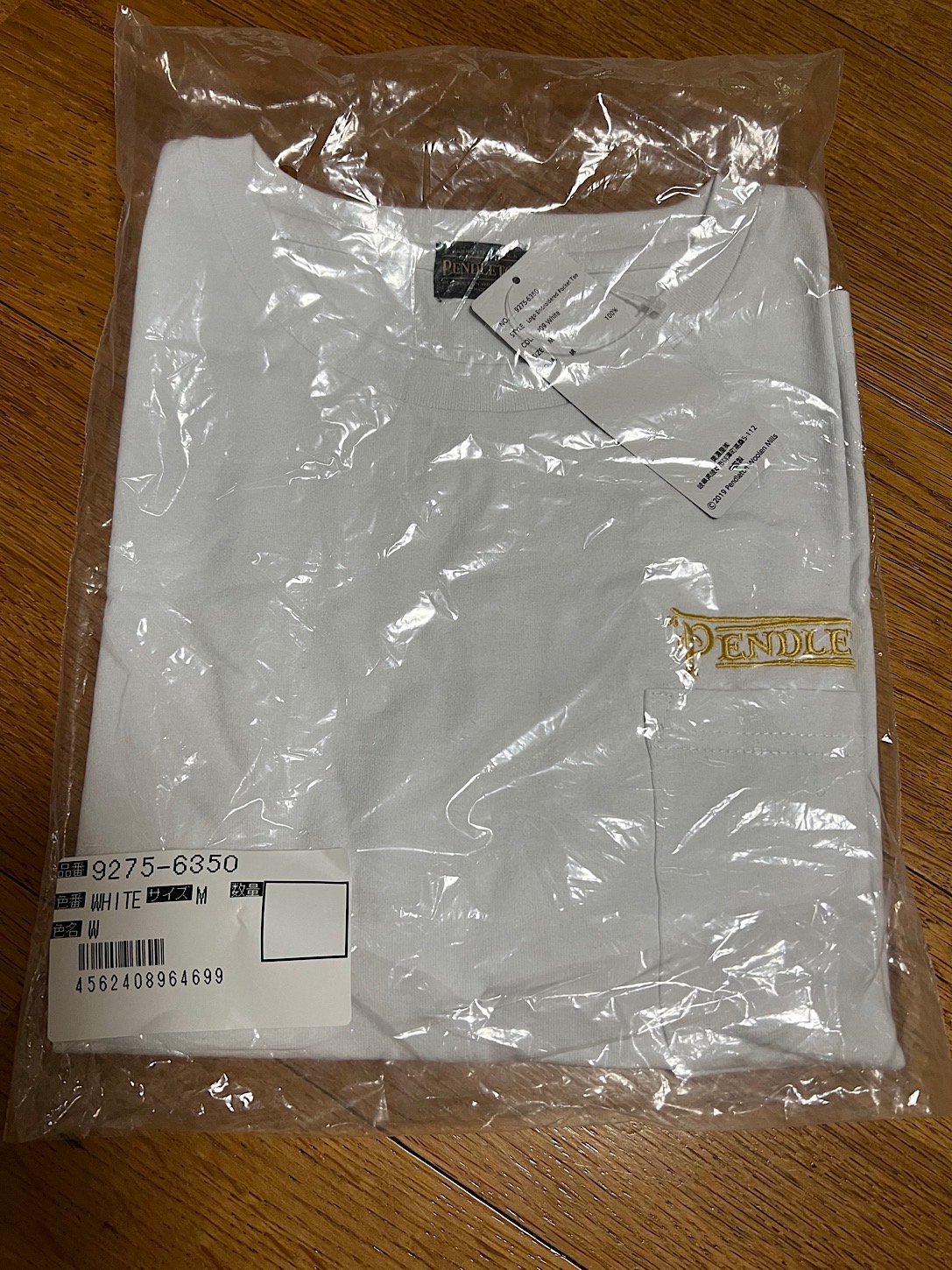 エンブロイダードポケットTシャツ ジャパンフィット 3.3k  