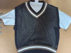 △ FREDY&GLOSTER ヴェストとカットソーのレ