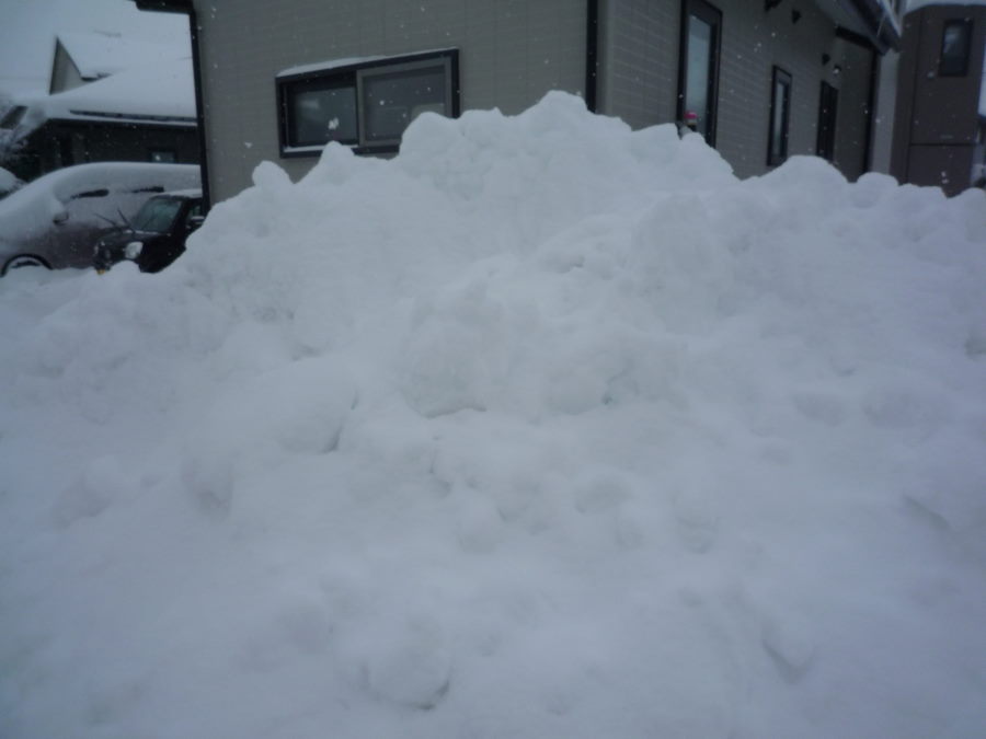 ( ´_ゝ`)ノボンジュール♪ 今日の早朝3時半位から町内に除雪