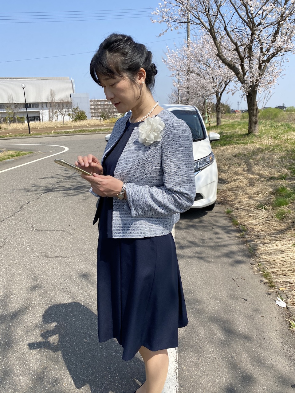 おめかし着衣もたまには