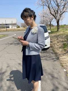 おめかし着衣もたまには