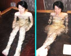 入浴する「sinn」さん。