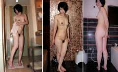 バスルームで３連写の「sinn」さん。