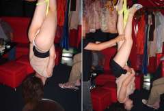 逆さ吊りされる「珠乃」さん。