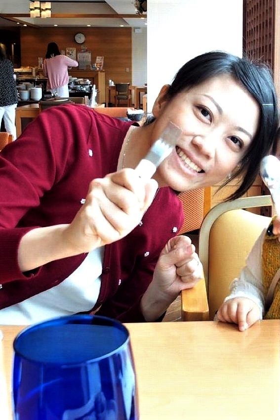 ご機嫌の「けいこ」さん。