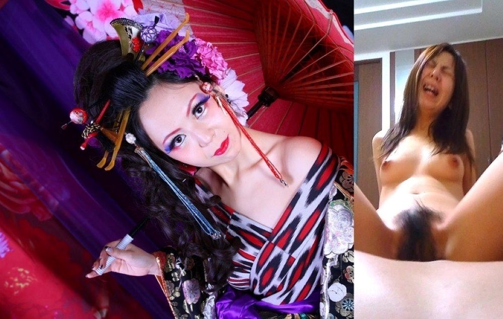 歌舞伎メイクの「京子」さん。