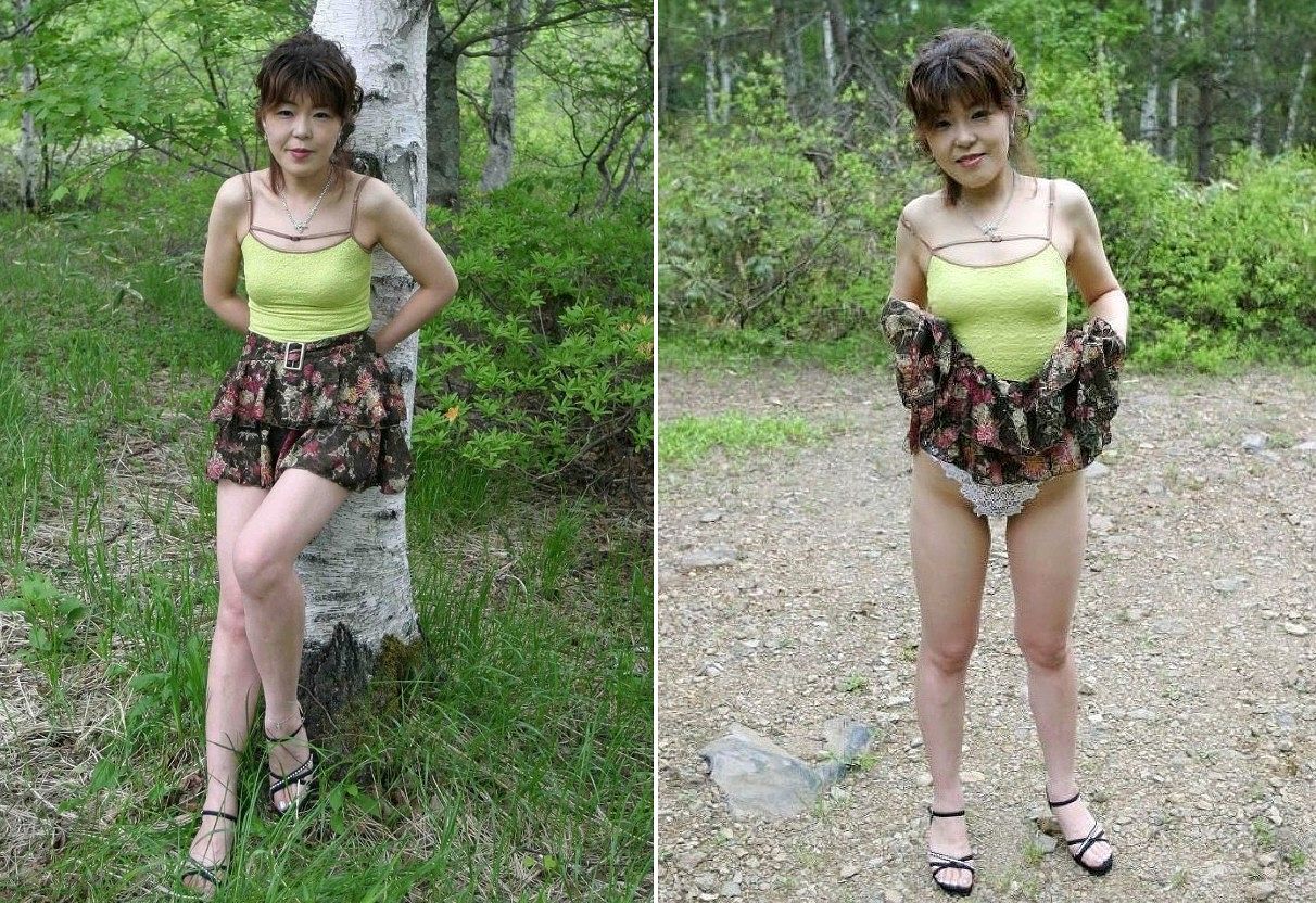 普段着姿の「まゆみ」さん。