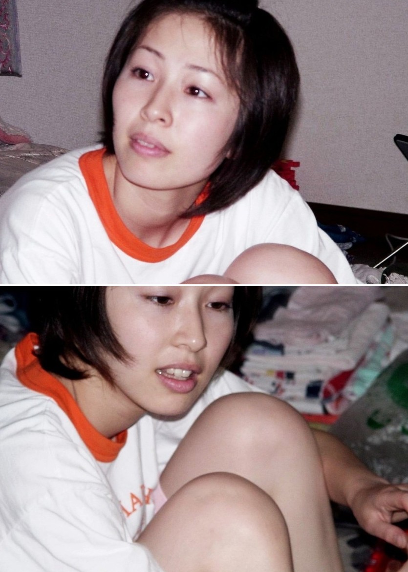 パジャマ姿の「久美子」さん。