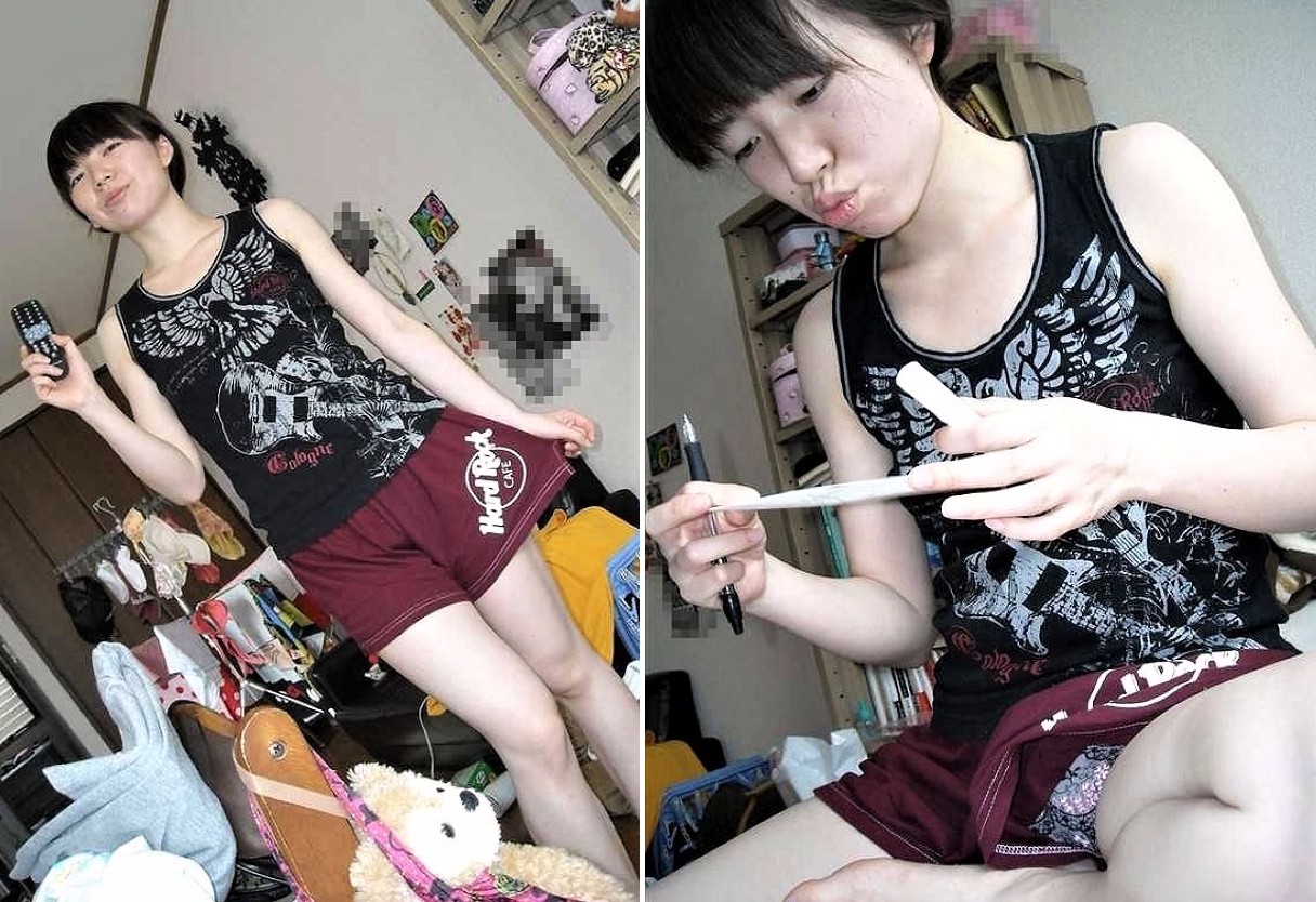 自室でくつろぐ「千恵」さん。