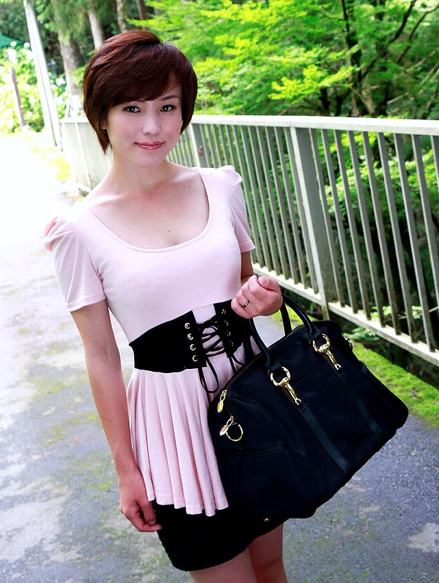 私服姿の「蓮見」さん。