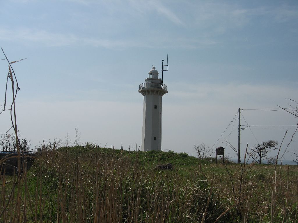 沢鼻崎の灯台。