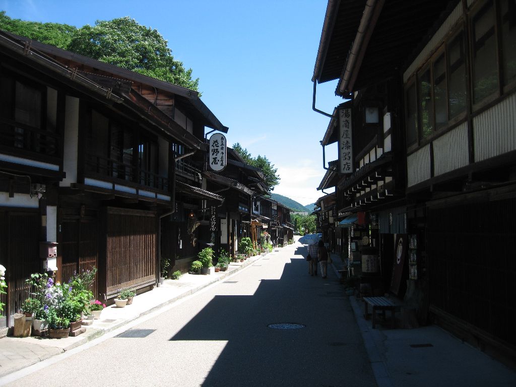 奈良井宿 古い町並みがタイムスリップ気分。