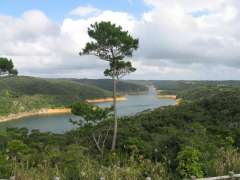 福上湖 福地ダムのダム湖 沖縄でこんなダム湖が見られるとは。