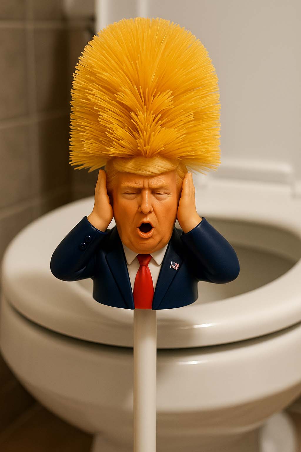 「AI Toilet Brush Generator」は、写真を