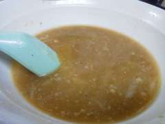 その16  スープはしょっぱめ ヤサイで薄まって丁度よくなる感じ