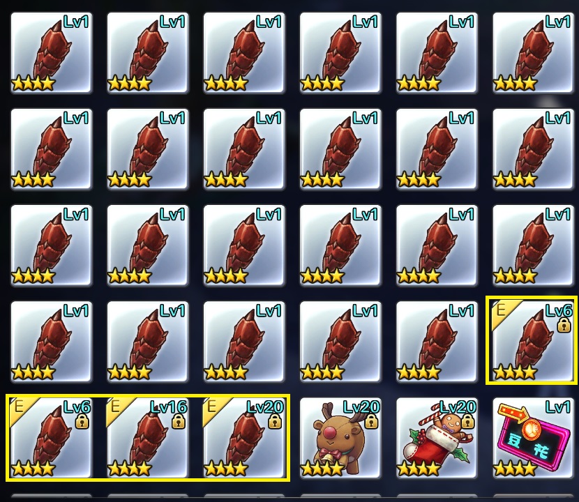 そうそう、次は、龍の足みたいのを４つＬＶ２０にしなければならん！