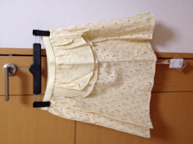 ○スカート　15.7K かわいい。が、チャイナ製。 春～夏に着る