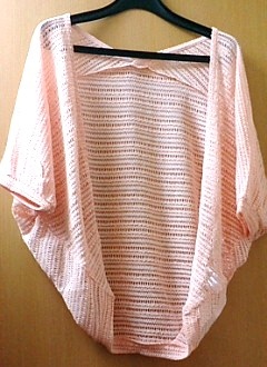 かぎ編みカーデ