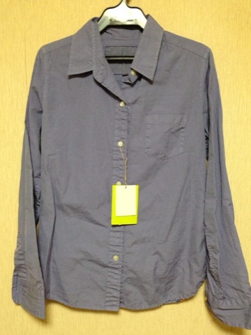 ×レインボーコットンシャツ  ¥14490- シャツ着ない。FW