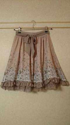 ◎スカート(ピンク) ローズパネル柄が通常商品レベルで可愛い こ