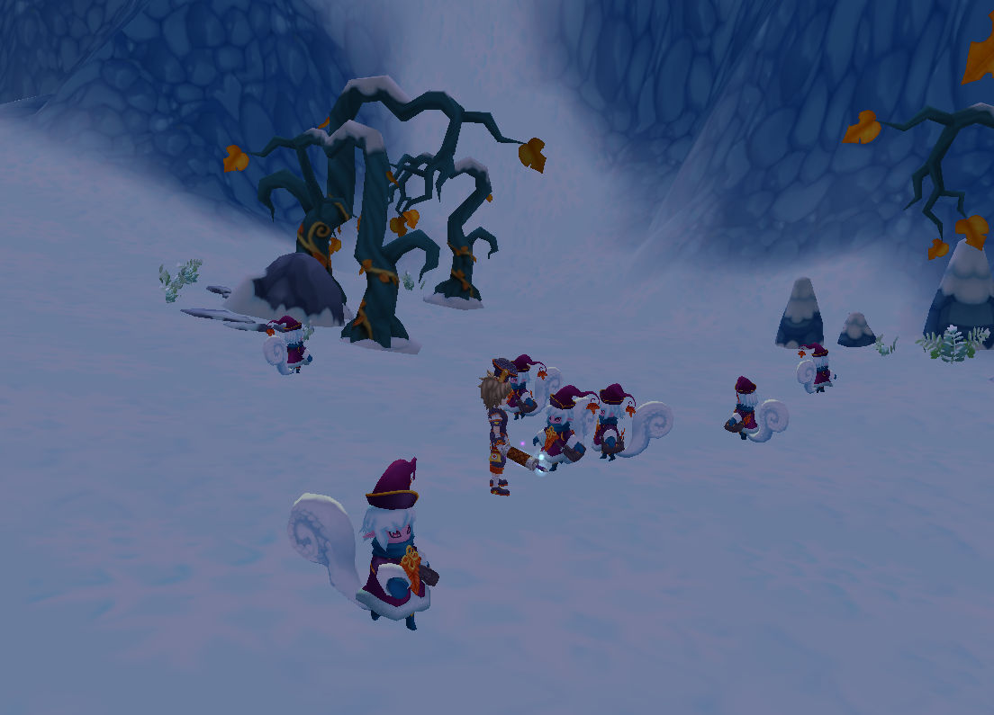 クローバー領のまんなかの転送ポイントから右上に行ったところの飛行