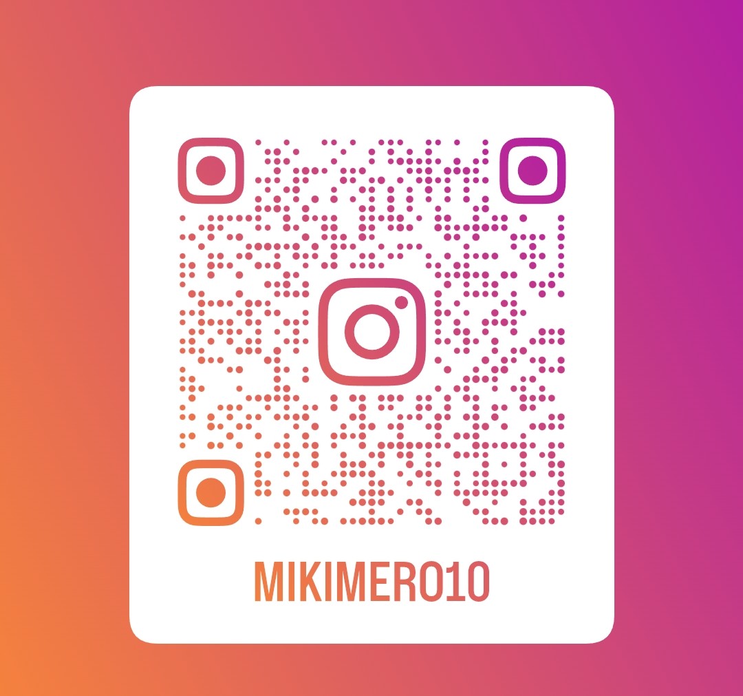 インスタのフォローお願いします、mikimero10です