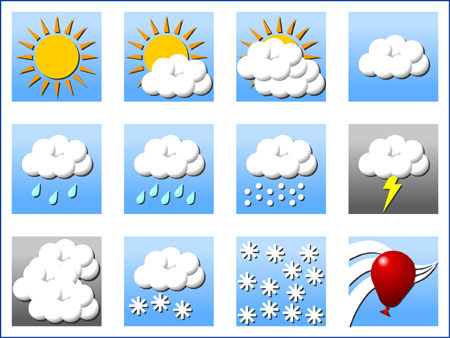 ６時の気温、 瑞浪市、雨・１℃、 http://weather.