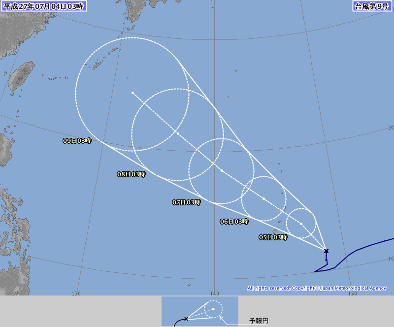 台風９号情報、http://www.jma.go.jp/jp/t