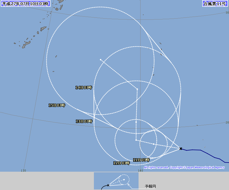 台風１１号情報、http://www.jma.go.jp/jp/