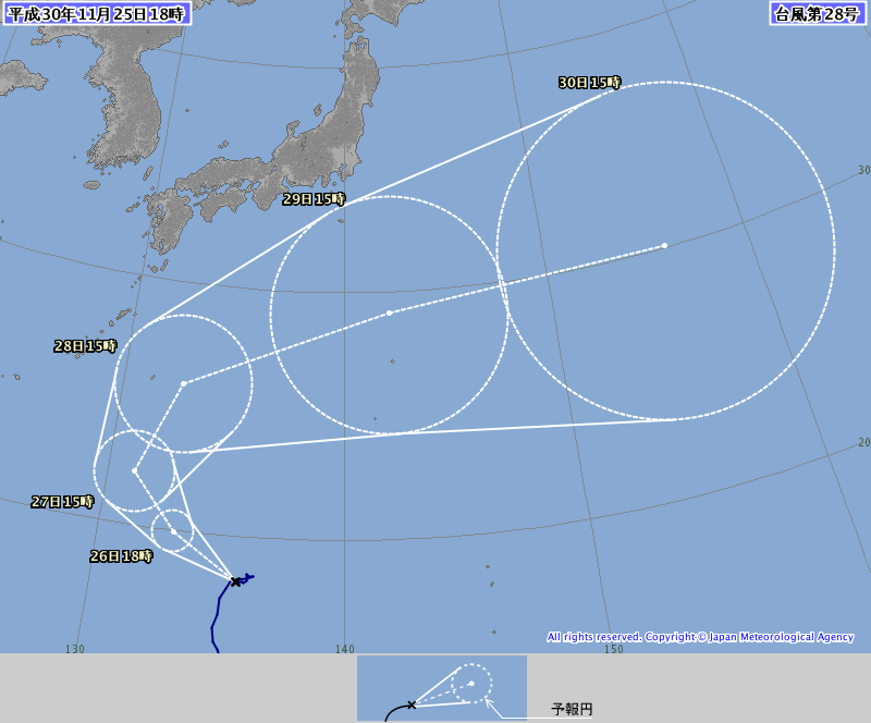 台風２８号情報、http://www.jma.go.jp/jp/