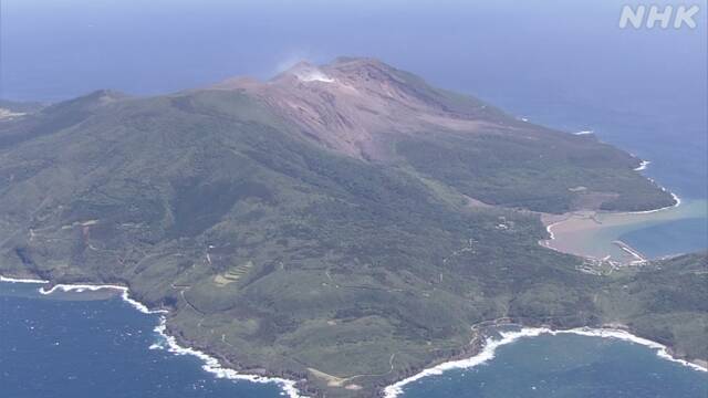 鹿児島県　口永良部島、２１日～火山性地震が多発し、１０日間で１５