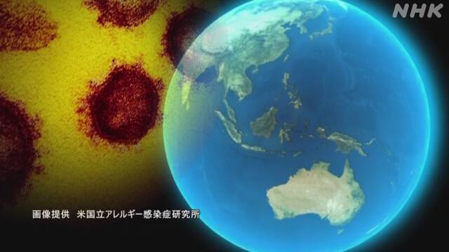 日本時間２７日１４時（現地２６日）、コビット１９全世界の感染者は